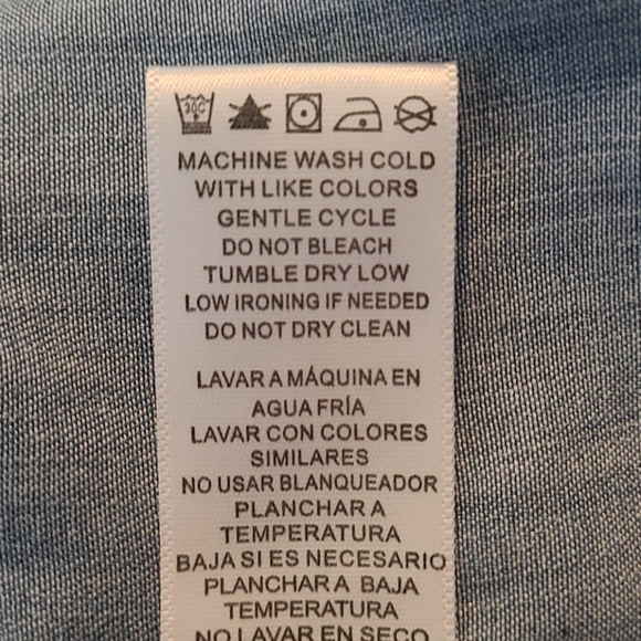 LIGHTWEIGHT DENIM TOP - Picture 6 of 7